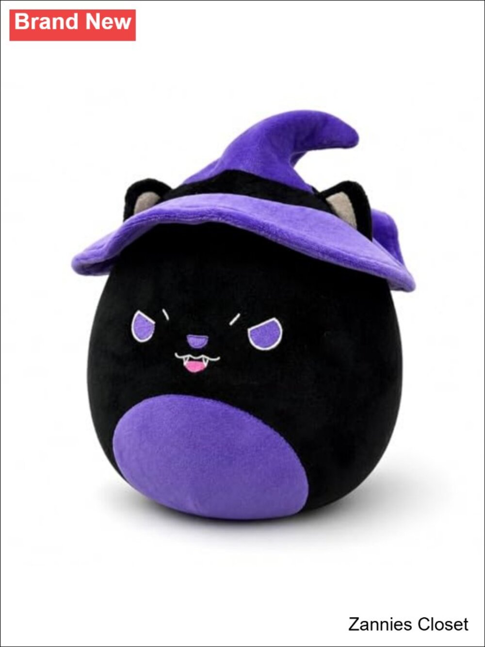π» Halloween Black Cat Witch Hat Plush Stuffed Animal Toy 11" - Picture 4 of 5